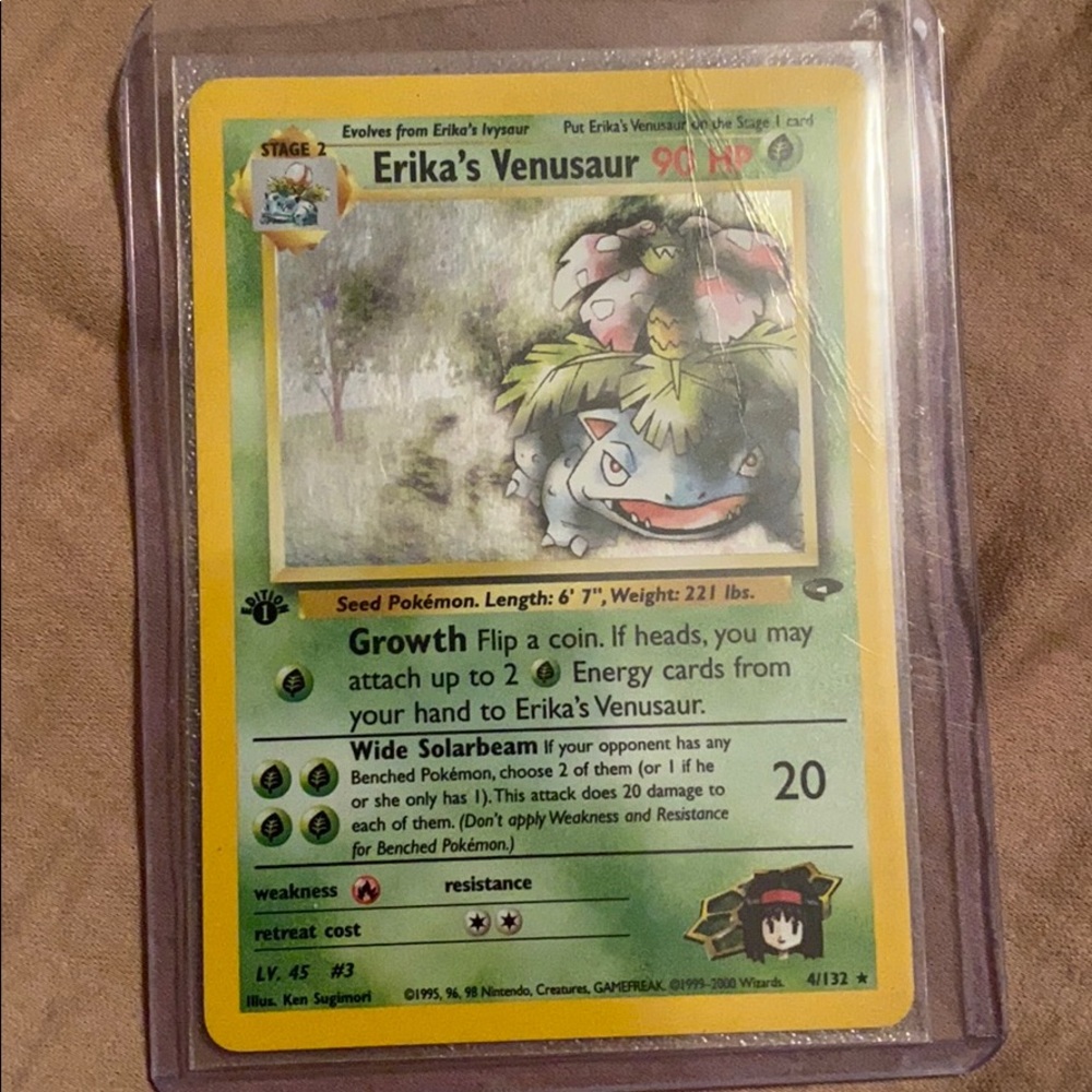 Pokemon Erica Venusaur First edition - Holo